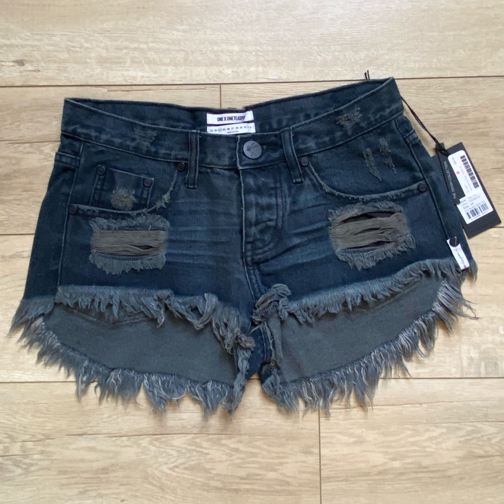 One x Teaspoon Fox Black Bonitas Denim